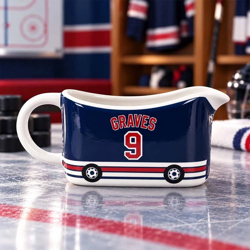 New York Rangers Adam Graves #9 Gravy Boat 2026 Ceramic Cup Collectible
