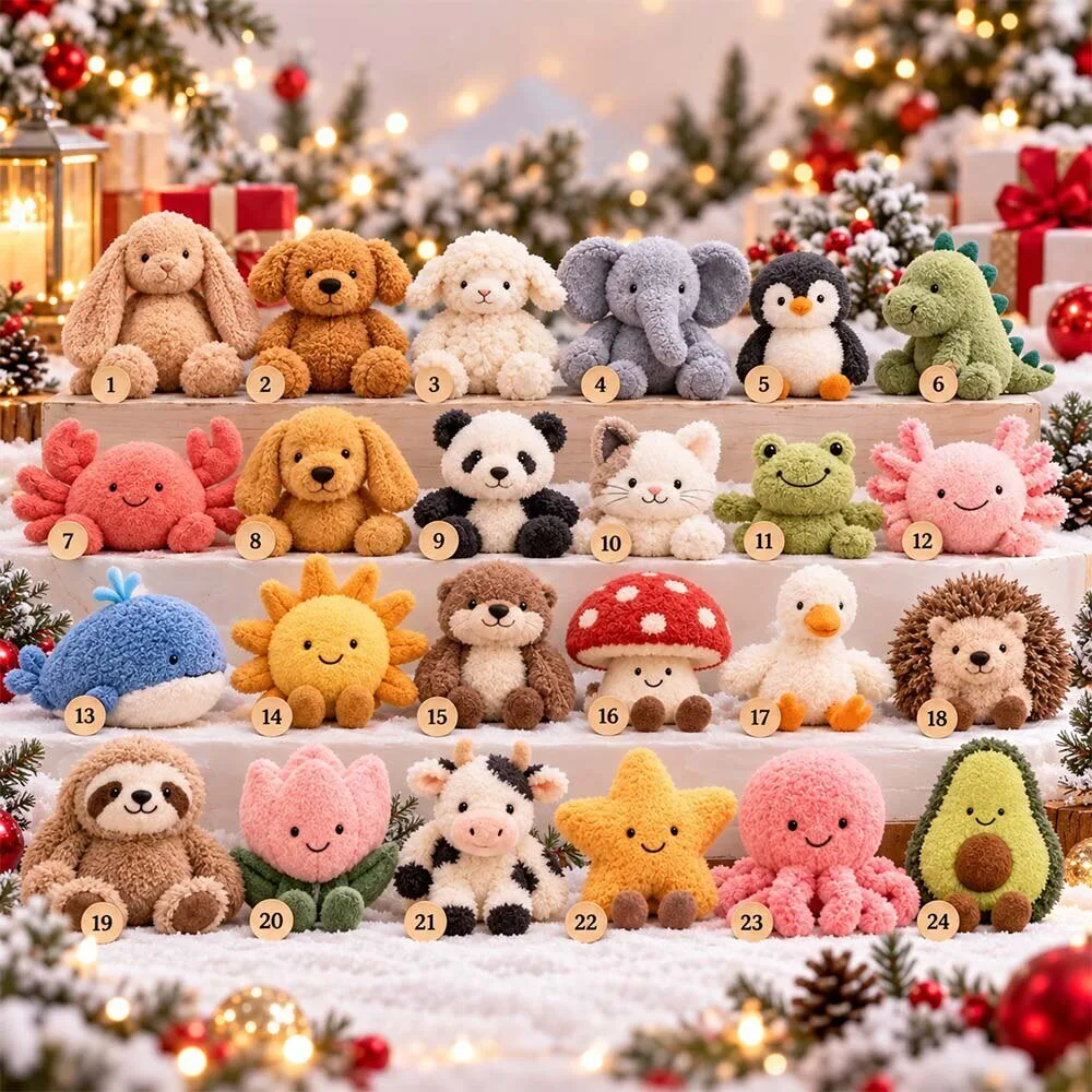 Jellycat Advent Calendar 2026 24 Days Of Little Surprises 2D Acrylic Ornaments 10 Jellycat Advent Calendar 2026 24 Days Of Little Surprises 2D Acrylic Ornaments